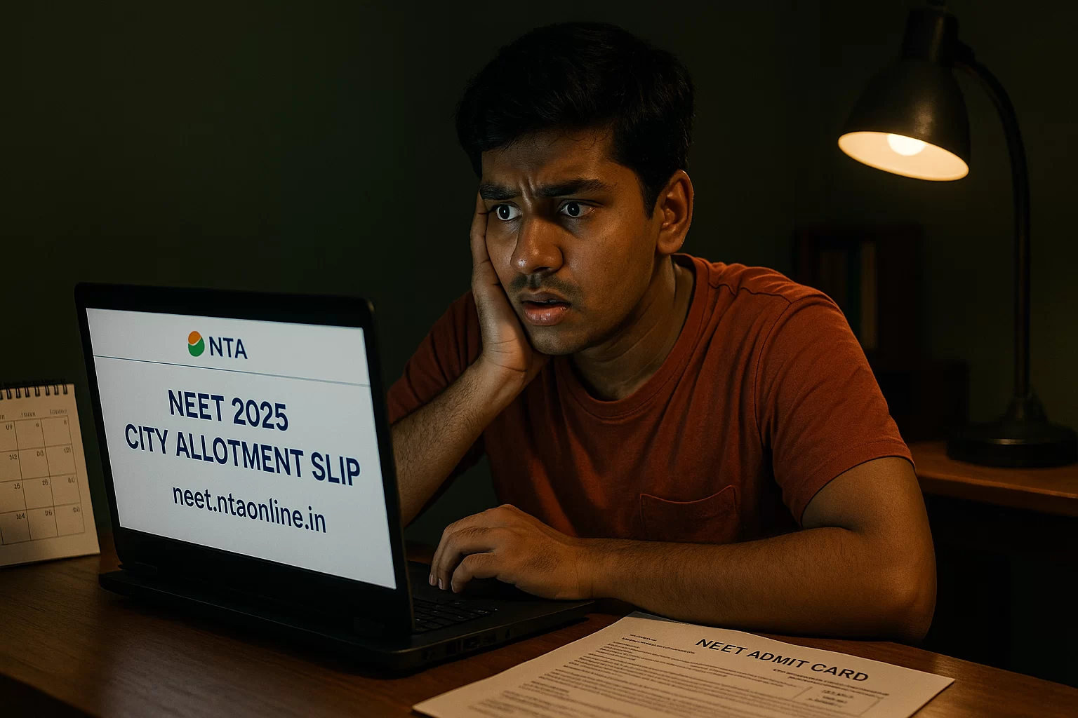 NEET 2025 City Allotment Slip